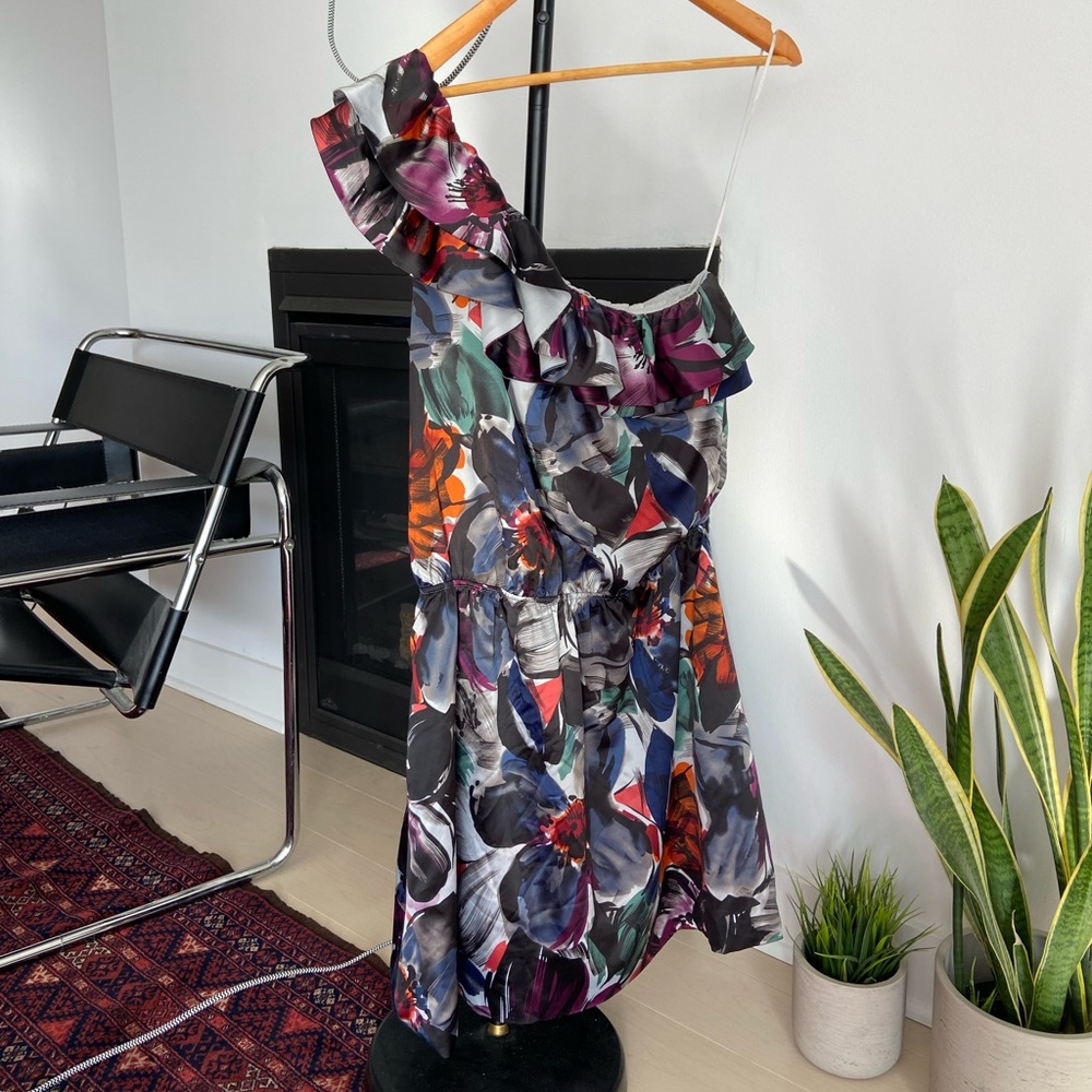 Lauren Conrad One Shoulder Dress